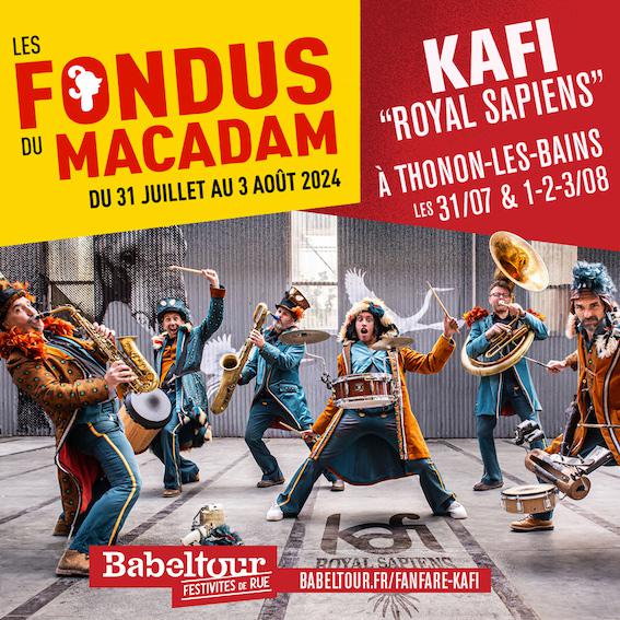 Fanfare Kafi dans les Alpes, Fondus du macadam 2024